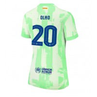 Camisa de Futebol Barcelona Dani Olmo #20 Equipamento Alternativo Mulheres 2024-25 Manga Curta